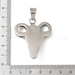 304 Stainless Steel Pendants&nbsp;STAS-F363-12AS