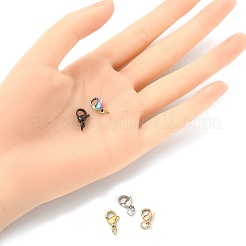 5Pcs 5 Colors 304 Stainless Steel Lobster Claw Clasps&nbsp;STAS-YW0001-53