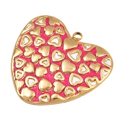 304 Stainless Steel Enamel Pendants&nbsp;SA-CBA4809-20G-02