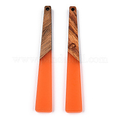Translucent Resin & Walnut Wood Big Pendants&nbsp;RESI-TAC0017-46-B02