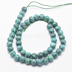 Natural Marble Beads Strands&nbsp;G-K211-6mm-A