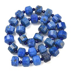 Natural Lapis Lazuli Beads Strands&nbsp;G-G453-G06-7x12mm