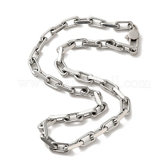 304 Stainless Steel Cable Chain Necklaces&nbsp;NJEW-L173-020P