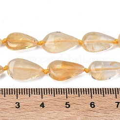 Heated Natural Citrine Beads Strands&nbsp;G-L650-H01-01