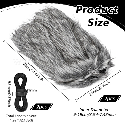 Polyester Hair Boot Cover&nbsp;AJEW-WH0248-630