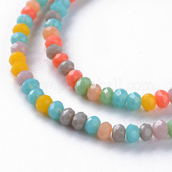Opaque Glass Beads Strands&nbsp;X-GLAA-T006-09-B01