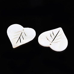 Natural Freshwater Shell Pendants&nbsp;LS-SHEL-R021-14