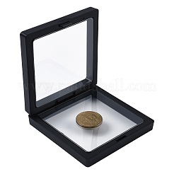 5Pcs Square Transparent PE Thin Film Suspension Jewelry Display Box&nbsp;CON-FS0001-19D