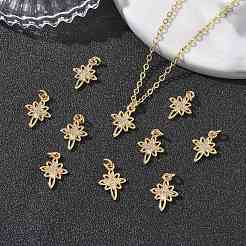 SHEGRACE Brass Clear Cubic Zirconia Charms&nbsp;XGRQ4G263-697G
