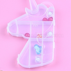 8 Grids Unicorn Shape Plastic Organizer Boxes&nbsp;ANIM-PW0001-114