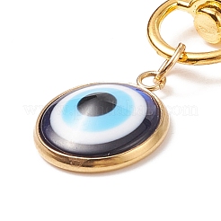 Resin Evil Eye Pendant Decorations&nbsp;HJEW-JM00725-02