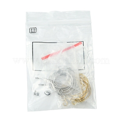 24Pcs 2 Colors Ion Plating(IP) 304 Stainless Steel Earring Hooks&nbsp;STAS-FS0001-65
