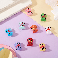 9Pcs 9 Colors Handmade Lampwork Enamel Beads&nbsp;LAMP-TA0001-70