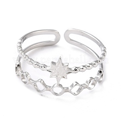 Tarnish Resistant 304 Stainless Steel Finger Rings&nbsp;RJEW-L102-26P