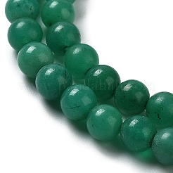Natural Teal Jade Round Beads Strands&nbsp;G-P070-09-4mm-01