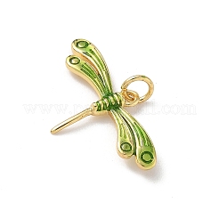 Insect Themes Brass Enamel Pendants&nbsp;KK-B155-01C-02G