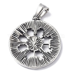 304 Stainless Steel Pendants&nbsp;STAS-C065-01AS