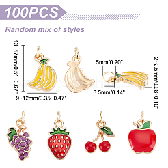 100Pcs Alloy Enamel Pendants&nbsp;FIND-DC0001-79