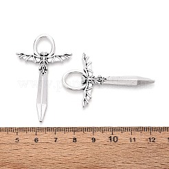 Tibetan Style Alloy Big Pendants&nbsp;TIBE-N016-02AS
