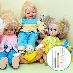 DIY Doll Hair Making Supplies Kits&nbsp;TOOL-GL0001-17