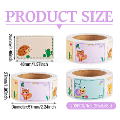 2Rolls Adhesive Labels Picture Stickers&nbsp;DIY-TA0014-51C