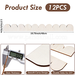 12Pcs Plywood Eaves Tile&nbsp;DIY-CP0013-27A