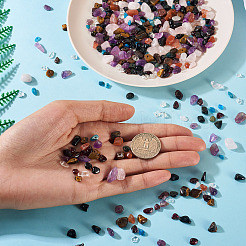 90G 8 Styles Natural Mixed Gemstone Beads&nbsp;G-TA0002-77