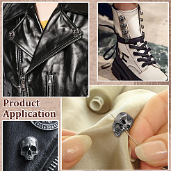 20Pcs Alloy Shank Buttons&nbsp;BUTT-PH0001-82B-B