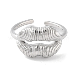 Non-Tarnish 304 Stainless Steel Open Cuff Rings&nbsp;RJEW-H217-01P