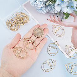 Brass Pendants&nbsp;KK-DC0001-57