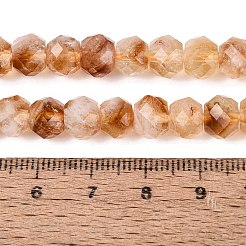 Heated Natural Citrine Beads Strands&nbsp;G-Q608-26A-01