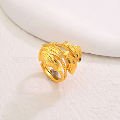 Brass Adjustable Cuff Open Rings for Women&nbsp;OG0555
