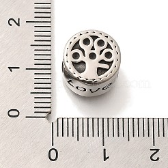 304 Stainless Steel European Beads&nbsp;STAS-G350-11AS