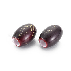 Baking Paint Opaque European Acrylic Beads&nbsp;MACR-S308-15C