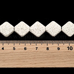 Dyed Natural Lava Rock Beads Strands&nbsp;G-A264-A03-01C