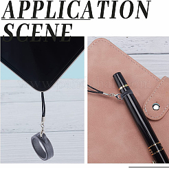 24Pcs 2 Style Silicone Rings with 12Pcs Adjustable Necklace Lanyard Anti-Lost Pendant Holder&nbsp;DIY-GF0008-09A