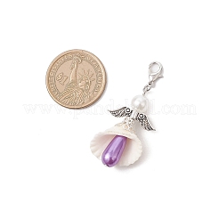 ABS Plastic Imitation Pearl Pendant Docorations&nbsp;HJEW-JM03701