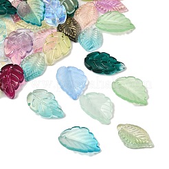 50Pcs 3 Styles Transparent Glass Pendants&nbsp;GLAA-FP0001-28