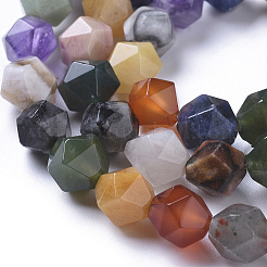 Natural Mixed Gemstone Beads Strands&nbsp;G-F668-10-8mm