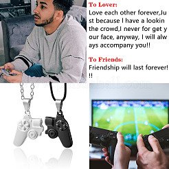 Magnetic Game Controller Alloy Pendant Matching Necklaces Set&nbsp;JN1013B