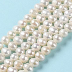 Natural Cultured Freshwater Pearl Beads Strands&nbsp;PEAR-E018-05