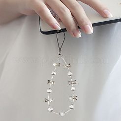 1Pc Plastic Clear Mobile Straps&nbsp;HJEW-LP0002-33