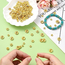 150Pcs 3 Styles Iron Rhinestone Spacer Beads&nbsp;RB-YW0001-13G