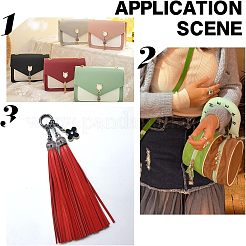 15 Sets 3 Colors Alloy Cord Ends with Cable Chains&nbsp;FIND-CA0003-57