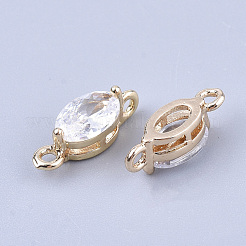 Transparent Glass Links connectors&nbsp;GLAA-T007-10F