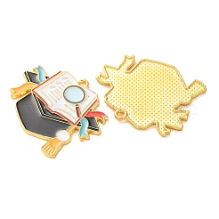 Graduation Season Alloy Pendants&nbsp;AL-B001-01G-D