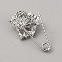 Rhinestone Peacock Brooch Pin&nbsp;JEWB-WH0030-26P