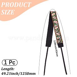 Ethnic Cotton Flower Embroidery Waist Belts for Women&nbsp;AJEW-WH20098-123