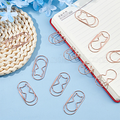 Cat Carbon Alloy Paper Clips&nbsp;OFST-WH0011-09
