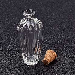Glass Cork Bottles&nbsp;LS-AJEW-O032-05C